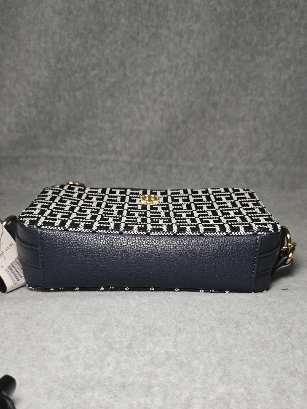 Tommy Hilfiger Navy & White Monogram Crossbody Bag - Picture 5 of 8